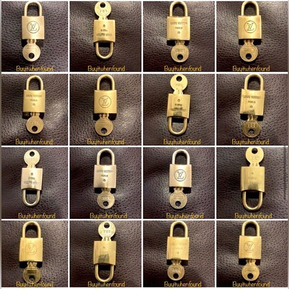 LOUIS VUITTON Lock Key 200 Series (Multiple Options) LV Lock Key AUTHENTIC HTF - Picture 5 of 17